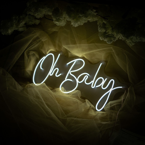 Foto 4 pulgar | Letreros Led Neón Isha Láser 'Oh Baby' Tipo 2