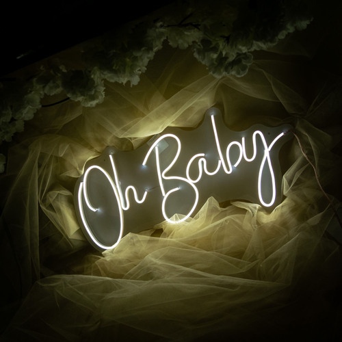 Foto 5 pulgar | Letreros Led Neón Isha Láser 'Oh Baby' Tipo 2