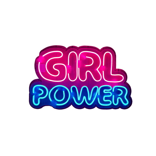 Foto 1 | Letrero Led Neón Isha Láser 'Girl Power'