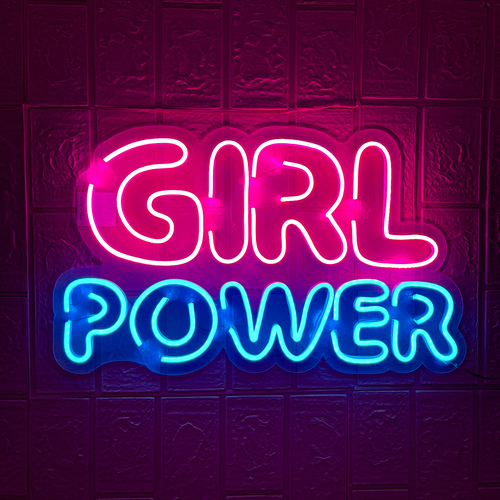 Foto 3 pulgar | Letrero Led Neón Isha Láser 'Girl Power'