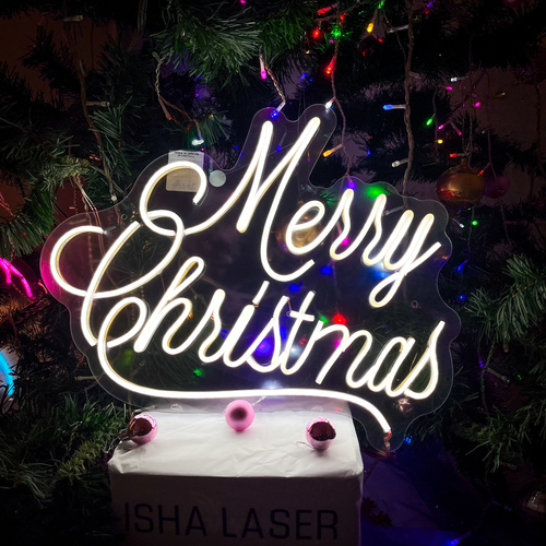 Foto 3 pulgar | Letrero Led Isha Laser Decorativo