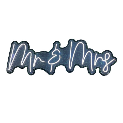 Foto 1 | Letrero Led Neón Isha Láser 'Mrs & Ms' Luminoso Decorativo