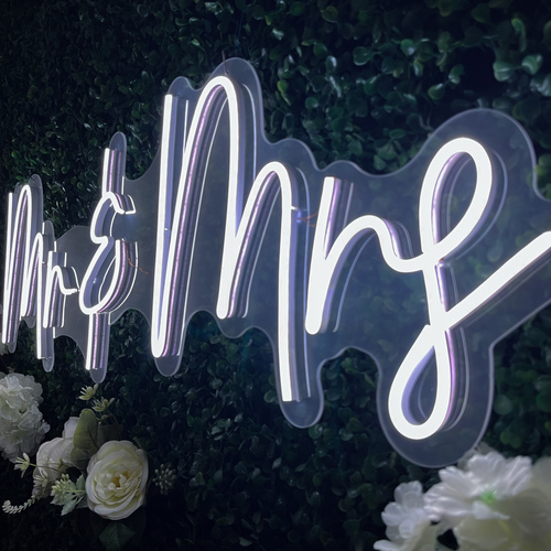 Foto 4 pulgar | Letrero Led Neón Isha Láser 'Mrs & Ms' Luminoso Decorativo