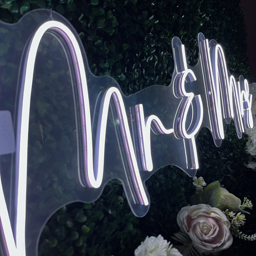Foto 5 pulgar | Letrero Led Neón Isha Láser 'Mrs & Ms' Luminoso Decorativo