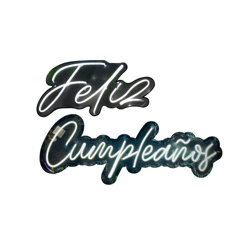 Foto 2 pulgar | Letrero Led Neón Isha Láser 'Feliz Cumpleaños'