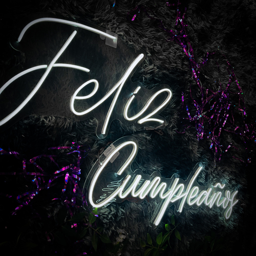 Foto 4 | Letrero Led Neón Isha Láser 'Feliz Cumpleaños'