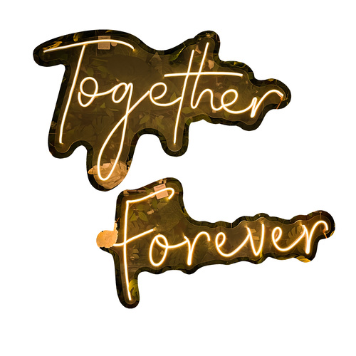Foto 1 | Letrero Led Neón Isha Láser 'Together Forever'