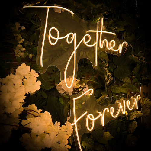 Foto 5 pulgar | Letrero Led Neón Isha Láser 'Together Forever'