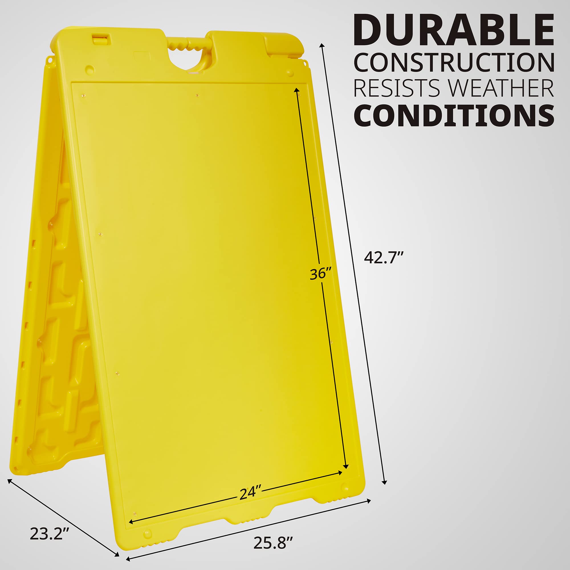Foto 3 pulgar | Letrero Tipo Sándwich Jumbl Outdoor Con Marco En A, 60 X 90 Cm, Amarillo - Venta Internacional.
