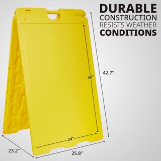 Foto 2 | Letrero Tipo Sándwich Jumbl Outdoor Con Marco En A, 60 X 90 Cm, Amarillo - Venta Internacional.