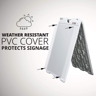 Foto 3 | Letrero Tipo Sándwich Jumbl Outdoor Con Marco En A, 60 X 90 Cm, Blanco - Venta Internacional.