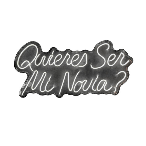 Letrero Led Neón ¿Quieres Ser Mi Novia?