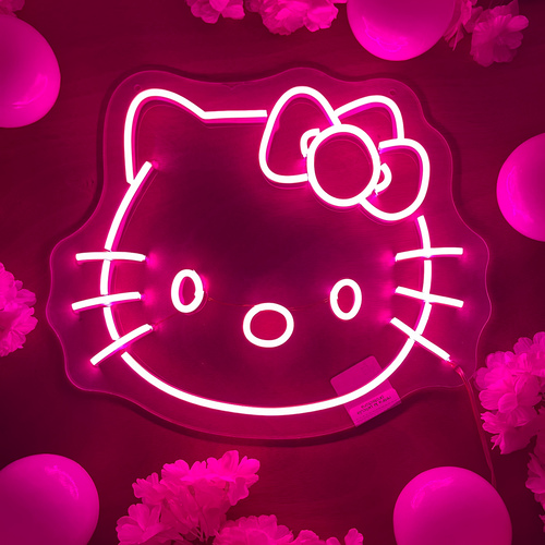 Foto 3 pulgar | Letrero Led Neón Hello Kitty Luminoso Decorativo Fiesta