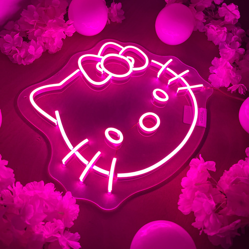 Foto 5 pulgar | Letrero Led Neón Hello Kitty Luminoso Decorativo Fiesta