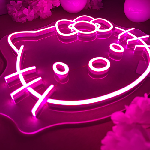 Foto 6 pulgar | Letrero Led Neón Hello Kitty Luminoso Decorativo Fiesta