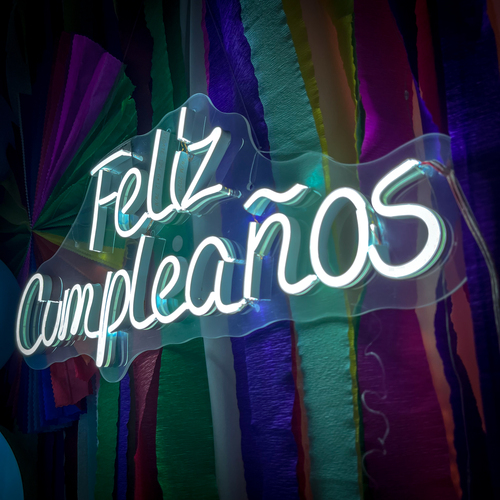 Foto 4 pulgar | Letrero Led Neón Isha Laser 'Feliz Cumpleaños'