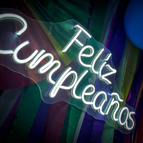 Foto 6 pulgar | Letrero Led Neón Isha Laser 'Feliz Cumpleaños'