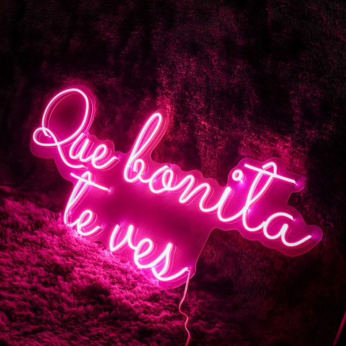 Foto 4 pulgar | Letreros Led Neón Isha Laser 'Que Bonita Te Ves'