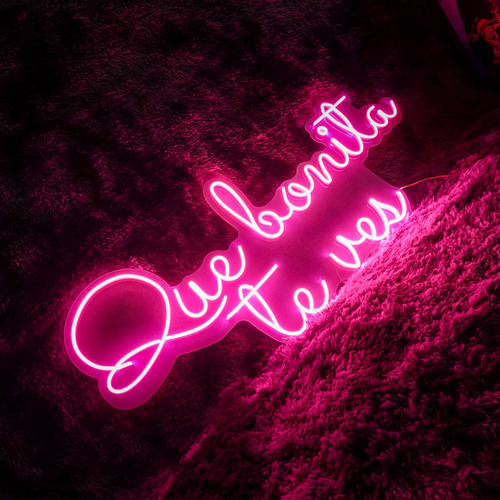 Foto 5 pulgar | Letreros Led Neón Isha Laser 'Que Bonita Te Ves'