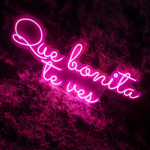 Foto 6 pulgar | Letreros Led Neón Isha Laser 'Que Bonita Te Ves'