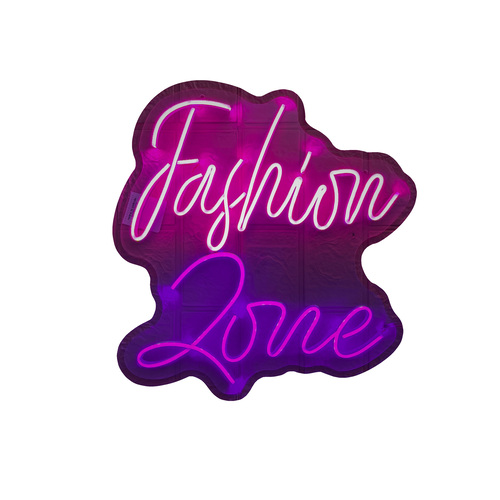 Letrero Led Neón Isha Laser 'Fashion Zone'