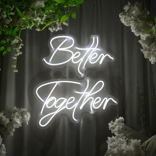 Foto 2 | Letrero Led Neón Better Together Evento Luminoso Decorativo