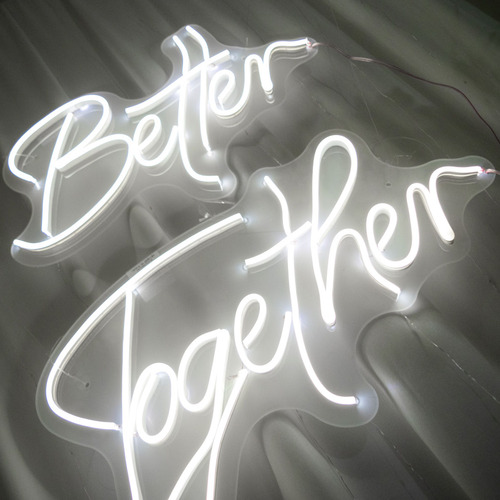 Foto 5 pulgar | Letrero Led Neón Better Together Evento Luminoso Decorativo