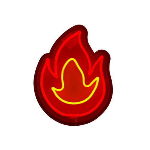 Foto 1 | Letreros Led Neon Flama-fuego