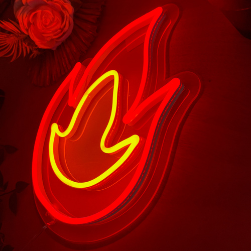 Foto 4 pulgar | Letreros Led Neon Flama-fuego