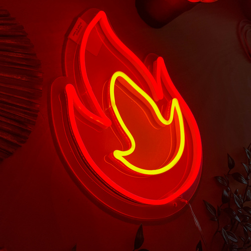 Foto 5 pulgar | Letreros Led Neon Flama-fuego