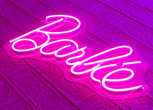 Foto 6 pulgar | Letrero Led Neón Barbie Decoración Luminosa