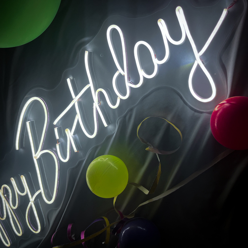 Foto 5 | Letrero Led Neón Happy Birthday Cumpleaños Luminoso