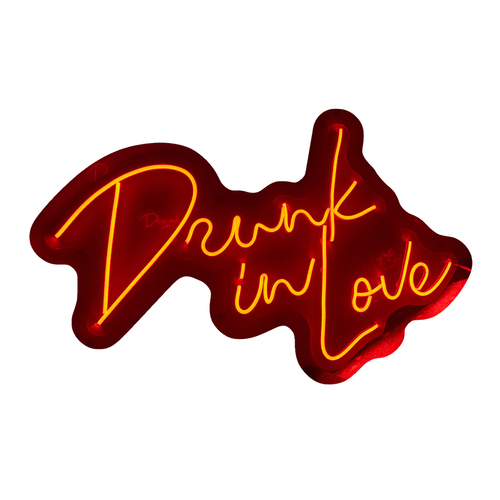 Letrero Led Neón Drunk In Love Fiesta Luminoso Decorativo