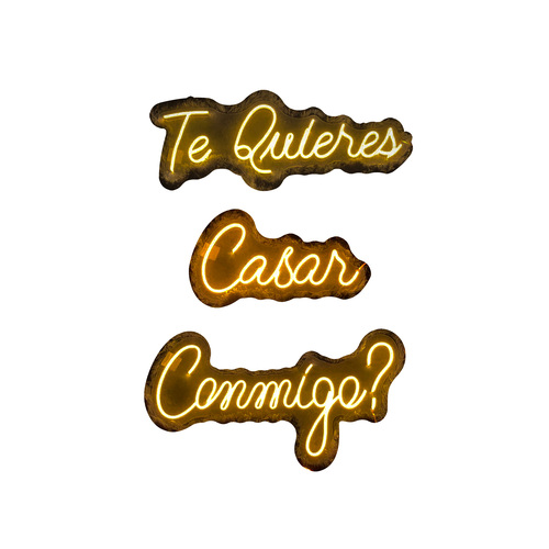 Foto 1 | Letrero Led Neón Te Quieres Casar Conmigo? Decorativo Luminoso