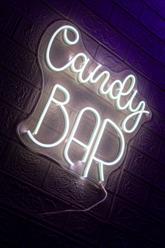 Foto 5 pulgar | Letrero Led Neón Candy Bar Negocio Luminosa Decoración