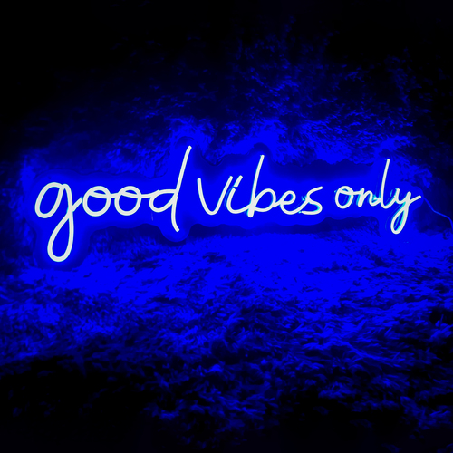 Foto 3 pulgar | Letrero Led Neón Good Vibes Only Evento Luminoso Decorativo
