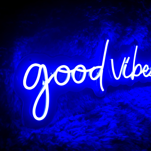 Foto 5 pulgar | Letrero Led Neón Good Vibes Only Evento Luminoso Decorativo