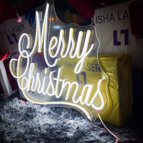 Foto 4 pulgar | Letrero Led Neón Merry Christmas Decorativo Luminoso