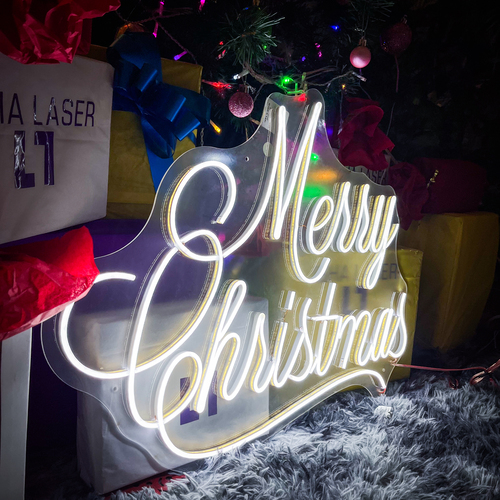 Foto 5 pulgar | Letrero Led Neón Merry Christmas Decorativo Luminoso