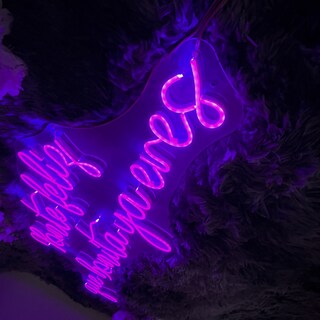 Foto 5 | Letrero Led Neón Ponte Feliz Que Bonita Ya Eres Luminoso Decorativo