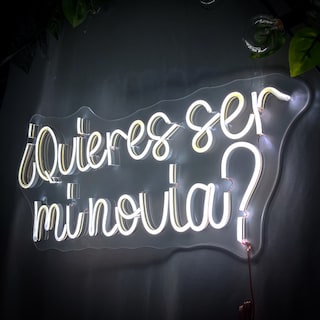 Foto 3 | Letrero Led Neón Quieres Ser Mi Novia Decorativo Luminoso Amor