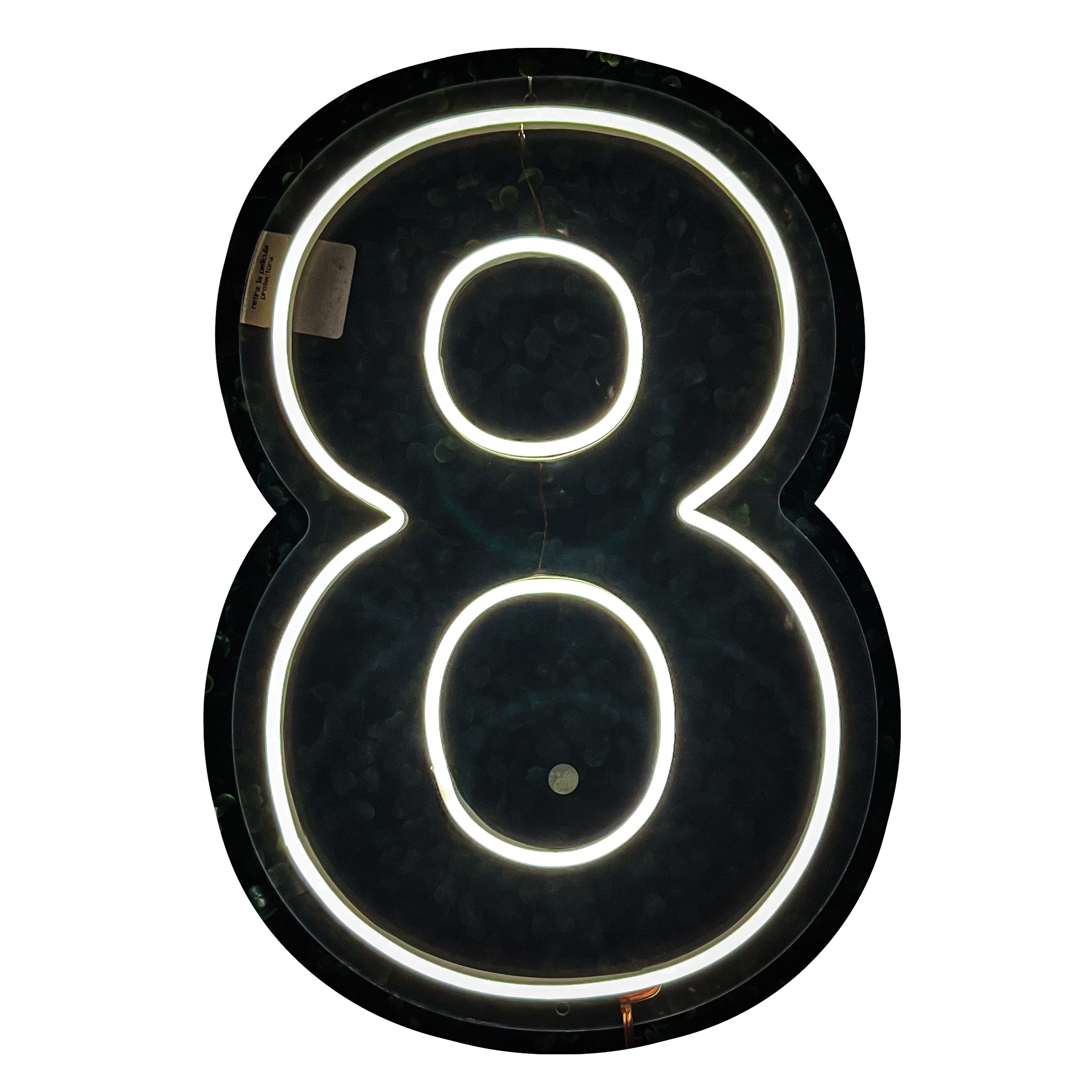 Foto 2 pulgar | Letrero Led Neón Número 8 Decorativo Fiesta Luminoso 60x40cm