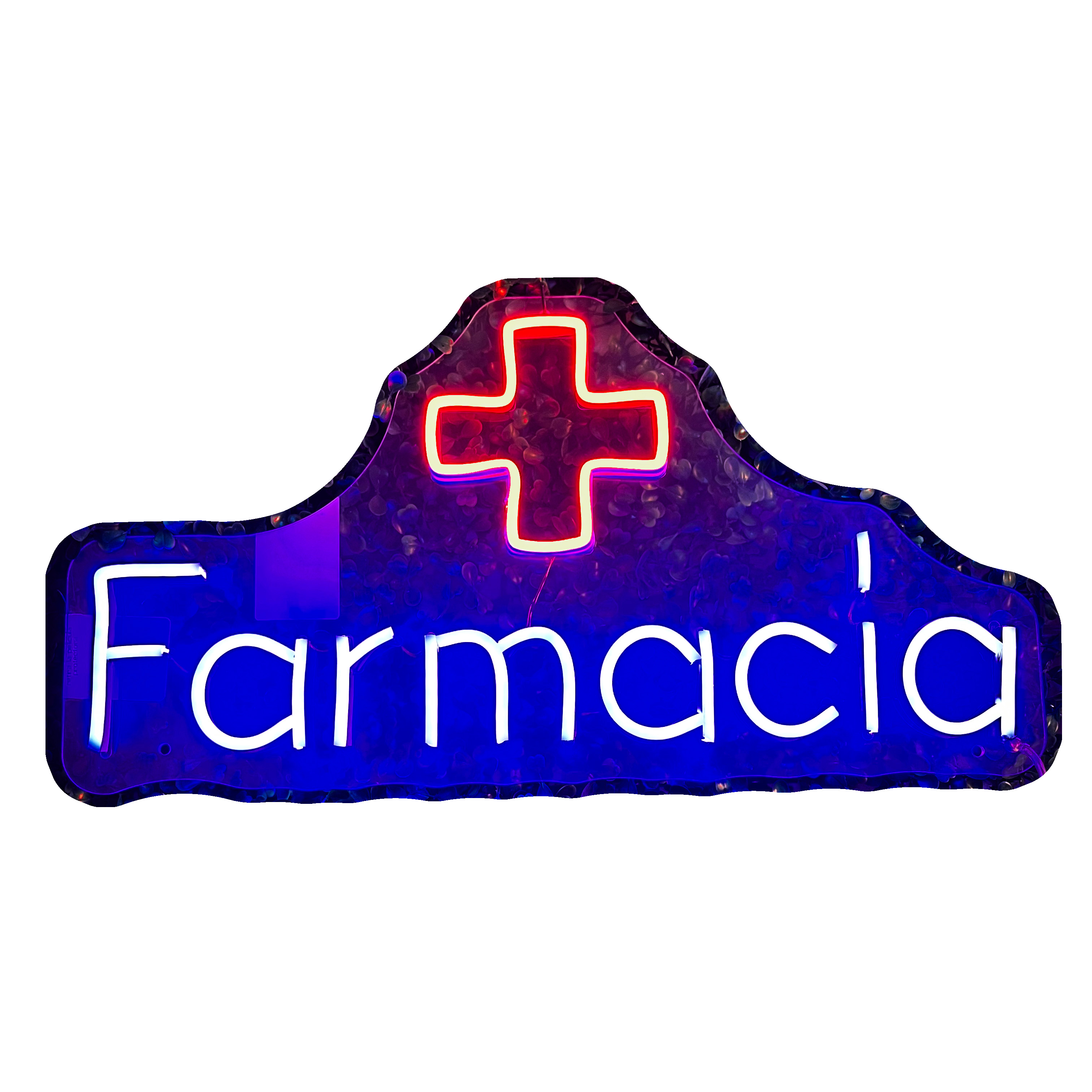 Foto 1 | Letrero Led Neón Farmacia Cruz Negocio Luminoso