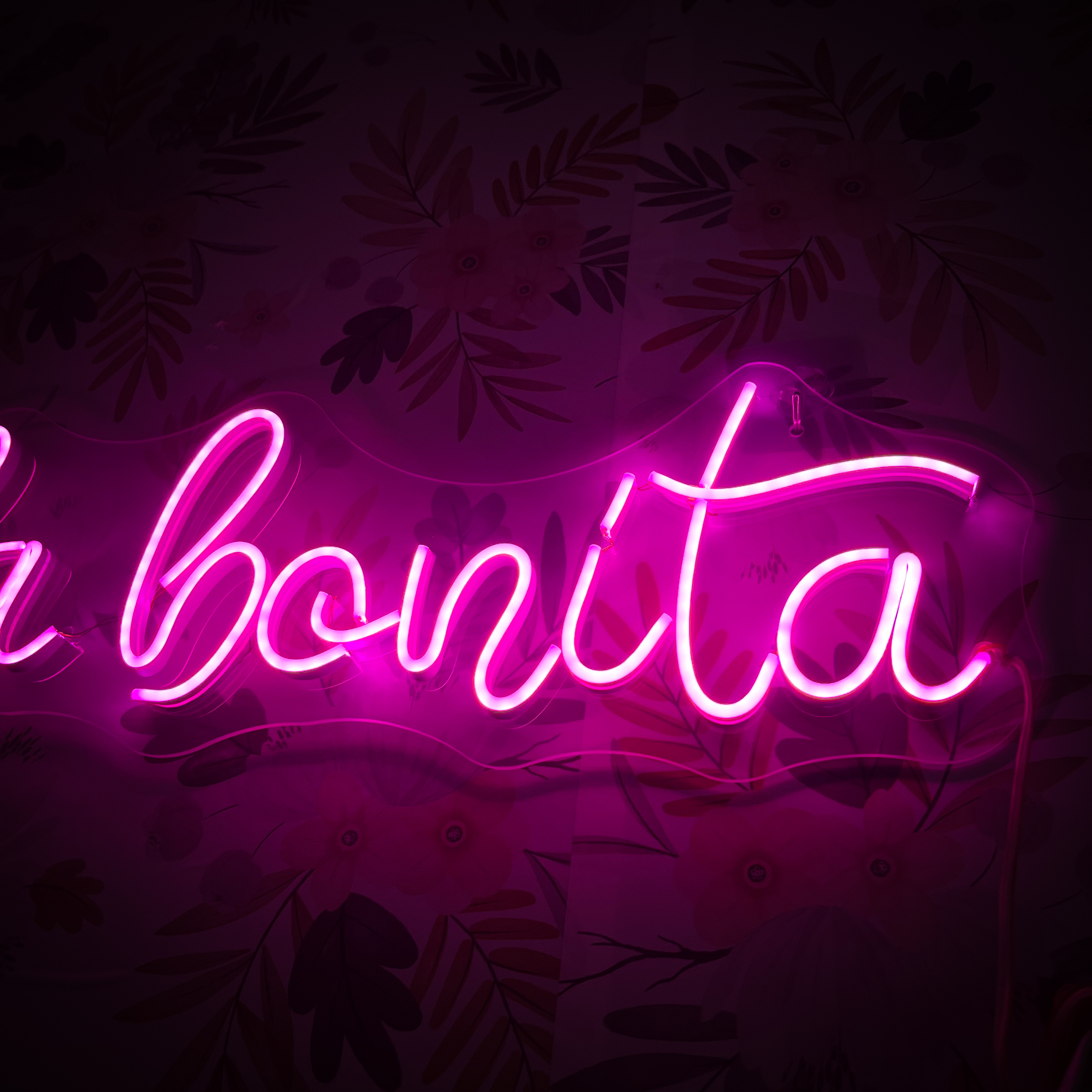 Foto 6 pulgar | Letrero Led Neón Hola Bonita Luminoso Negocio Decorativo