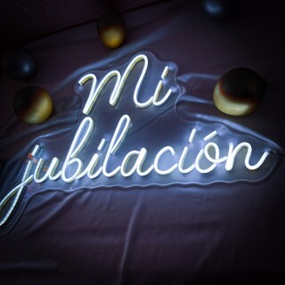 Foto 4 | Letrero Led Neón Mi Jubilación Fiesta Celebración Decorativo