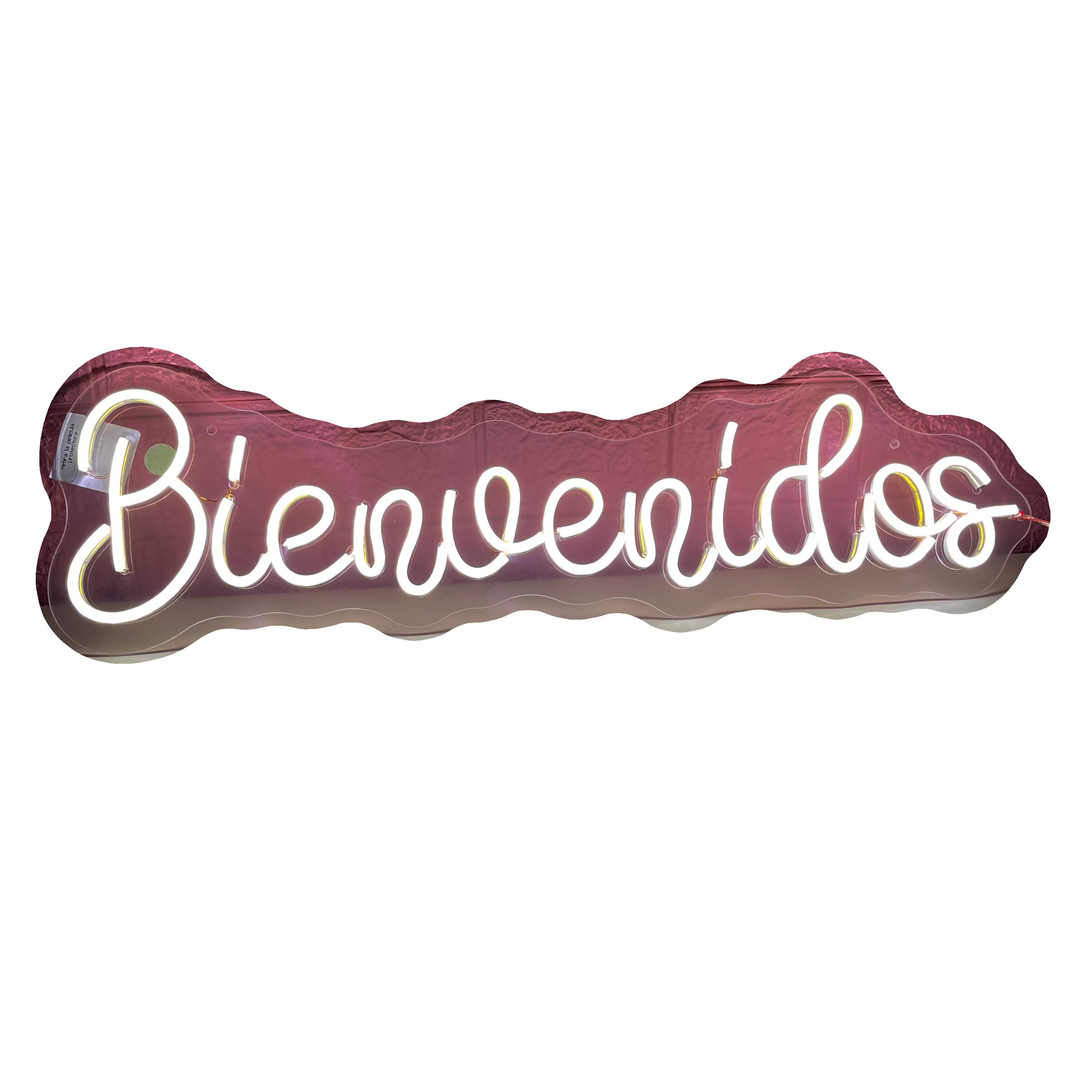 Foto 1 | Letrero Led Neón Bienvenidos Decorativo Luminoso