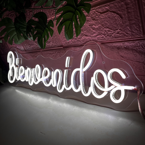 Foto 5 pulgar | Letrero Led Neón Bienvenidos Decorativo Luminoso