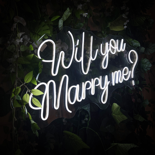 Foto 4 pulgar | Letrero Led Neón Will You Marry Me? Luminoso Decorativo