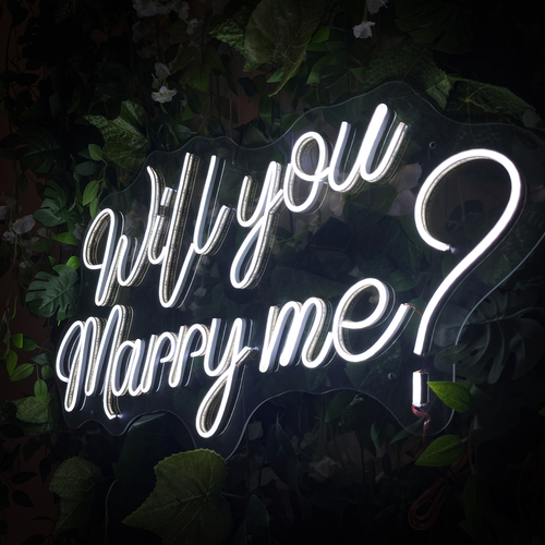 Foto 5 pulgar | Letrero Led Neón Will You Marry Me? Luminoso Decorativo