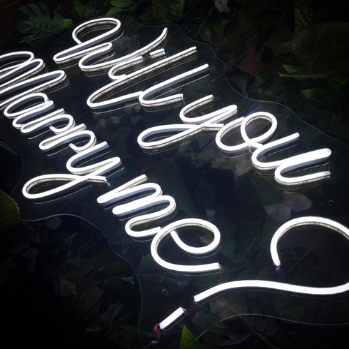 Foto 6 pulgar | Letrero Led Neón Will You Marry Me? Luminoso Decorativo